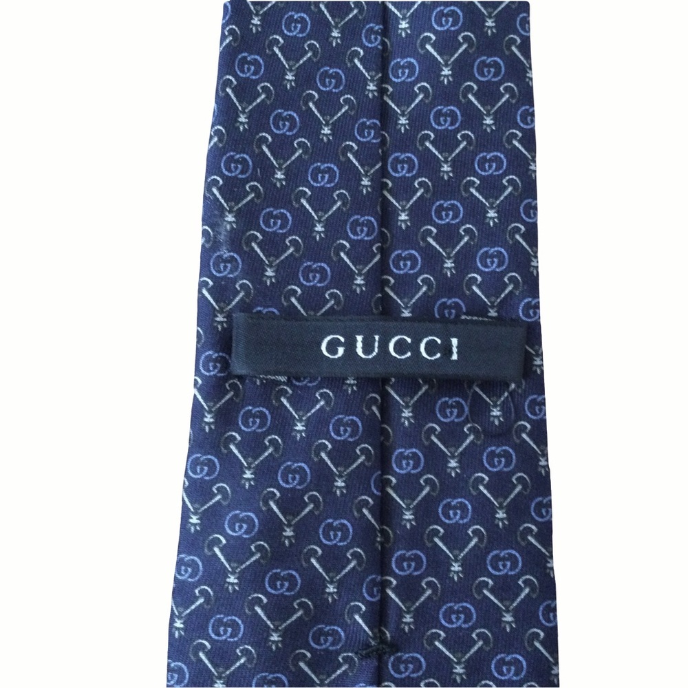 Gucci GG Logo Silk Tie - Picture 7 of 10
